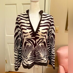 Tory Burch Zebra Blouse